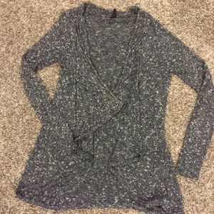 Maurices Black and White Knit Cardigan